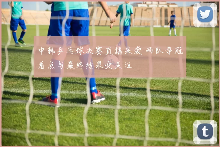 中韩乒乓球决赛直播来袭 两队争冠看点与最终结果受关注