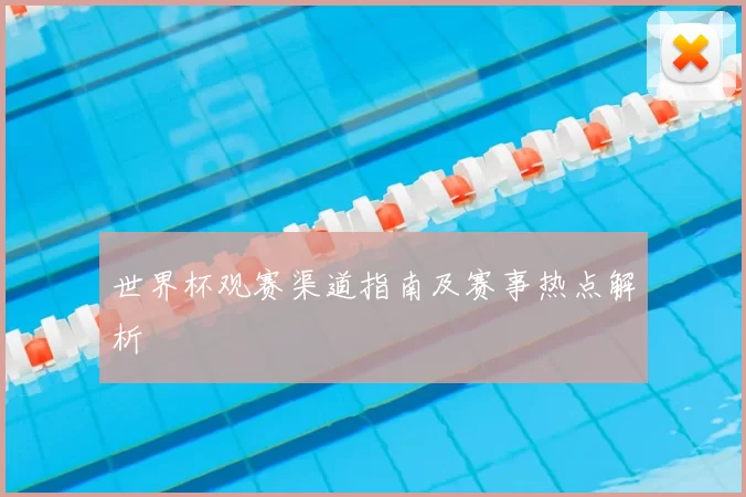 世界杯观赛渠道指南及赛事热点解析