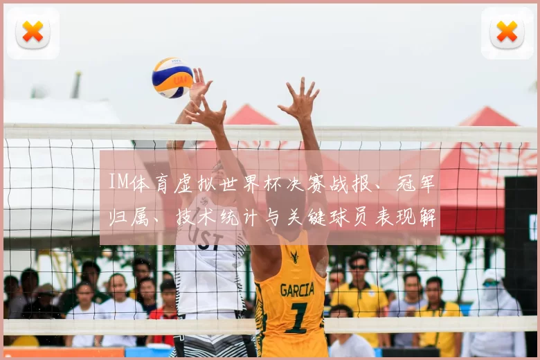 IM体育虚拟世界杯决赛战报、冠军归属、技术统计与关键球员表现解读